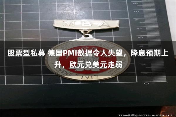 股票型私募 德国PMI数据令人失望，降息预期上升，欧元兑美元走弱