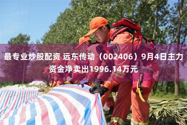 最专业炒股配资 远东传动（002406）9月4日主力资金净卖出1996.14万元