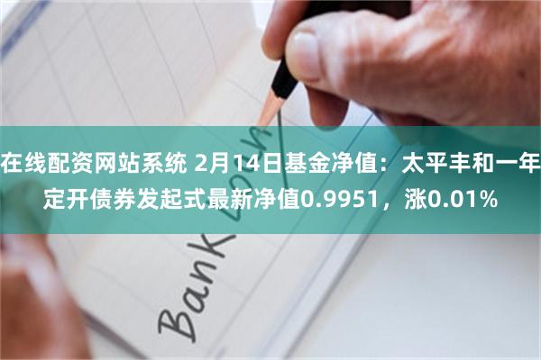 在线配资网站系统 2月14日基金净值：太平丰和一年定开债券发起式最新净值0.9951，涨0.01%