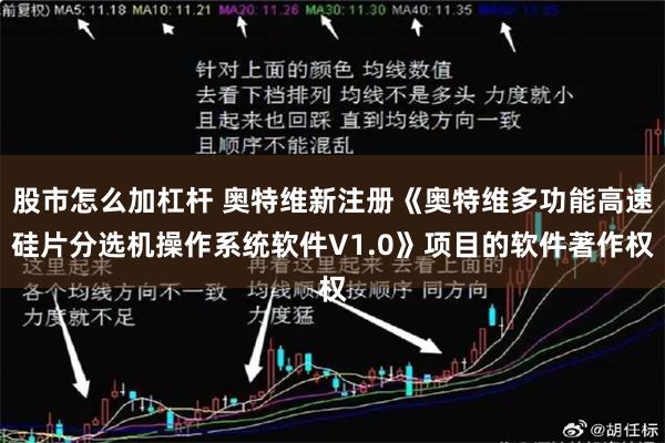 股市怎么加杠杆 奥特维新注册《奥特维多功能高速硅片分选机操作系统软件V1.0》项目的软件著作权